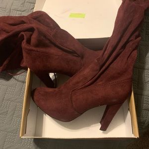 Knee high boots